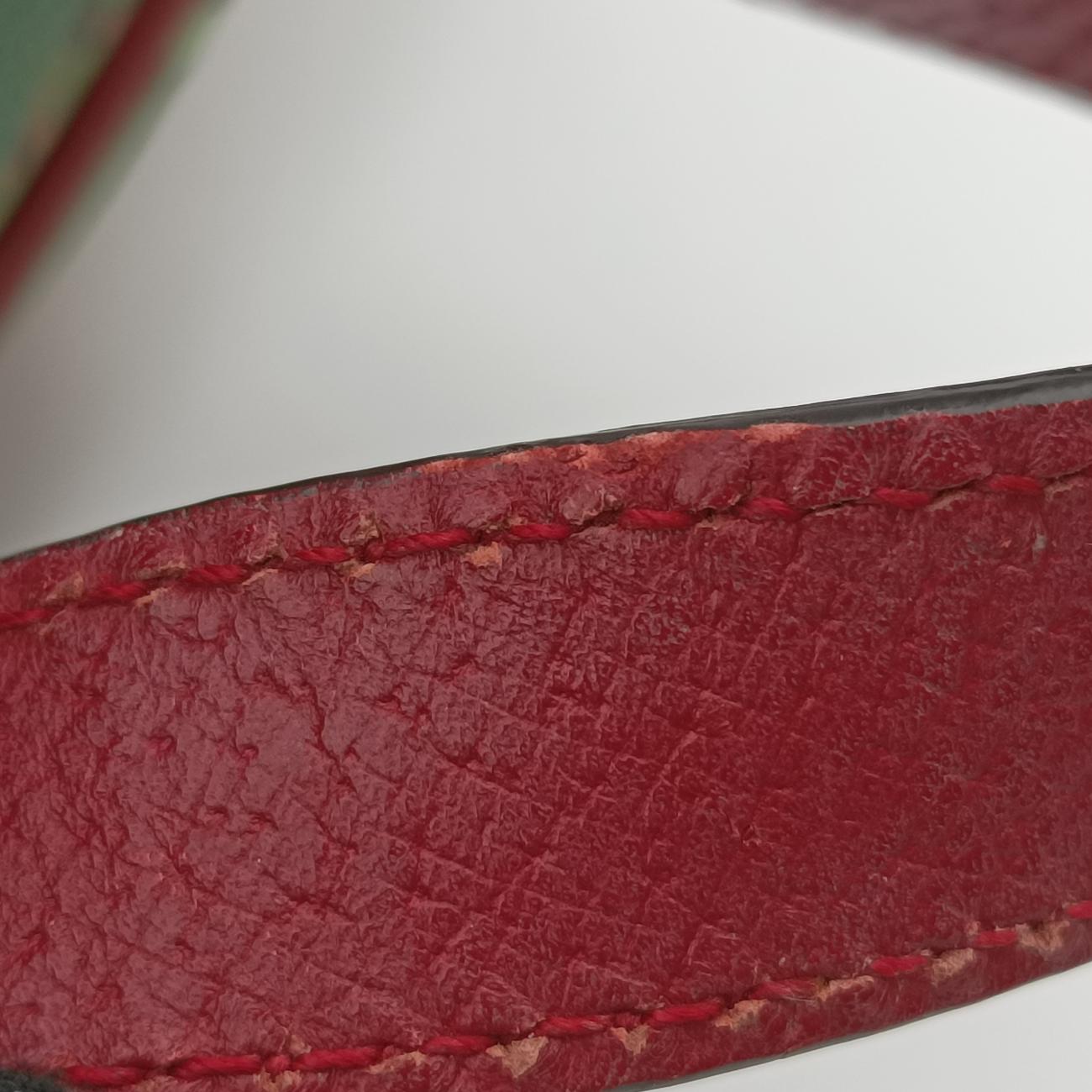 Pre-owned Gucci GG Supreme Tian Beige x red x multicolor PVC coated canvas 427042 backpack/rucksack | stylenewstar