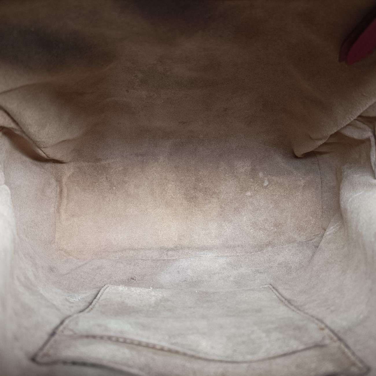 Pre-owned Gucci GG Supreme Tian Beige x red x multicolor PVC coated canvas 427042 backpack/rucksack | stylenewstar