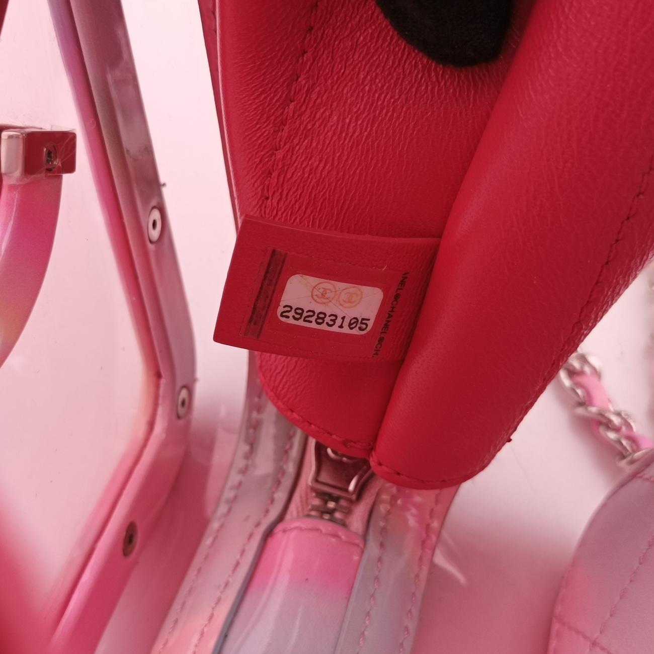 Pre-owned Chanel Filigree Vanity Case Multicolour PVC coated canvas AS0988 shoulderbag | stylenewstar