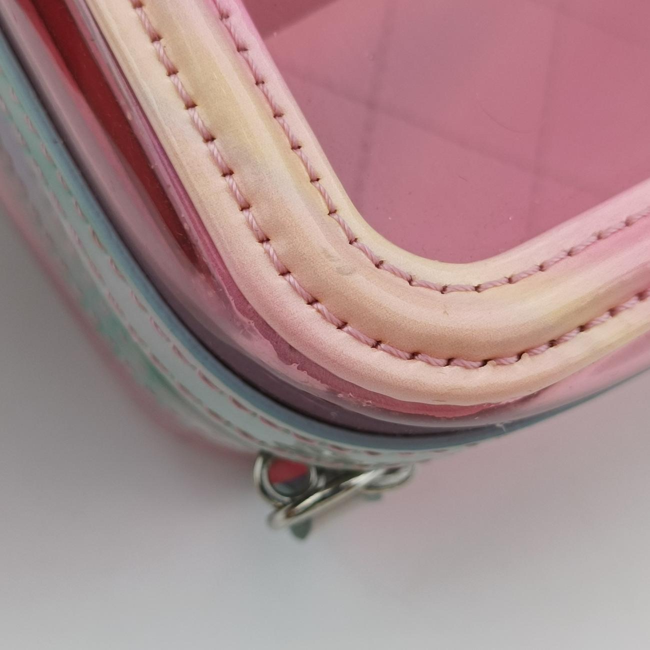 Pre-owned Chanel Filigree Vanity Case Multicolour PVC coated canvas AS0988 shoulderbag | stylenewstar