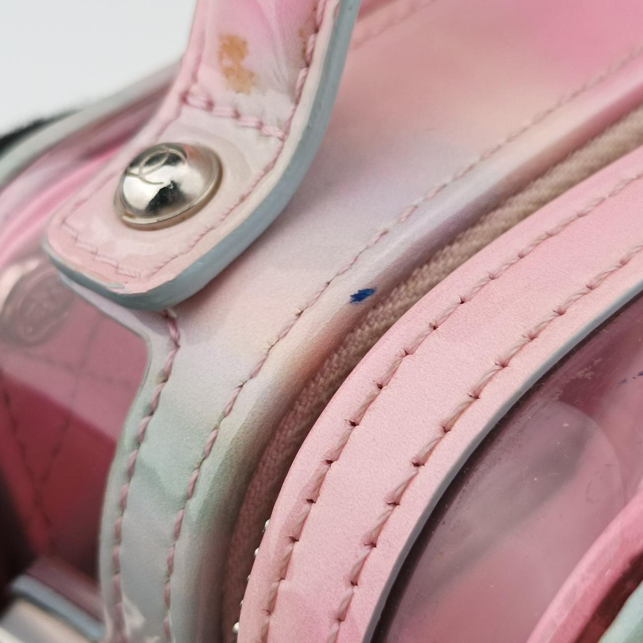 Pre-owned Chanel Filigree Vanity Case Multicolour PVC coated canvas AS0988 shoulderbag | stylenewstar