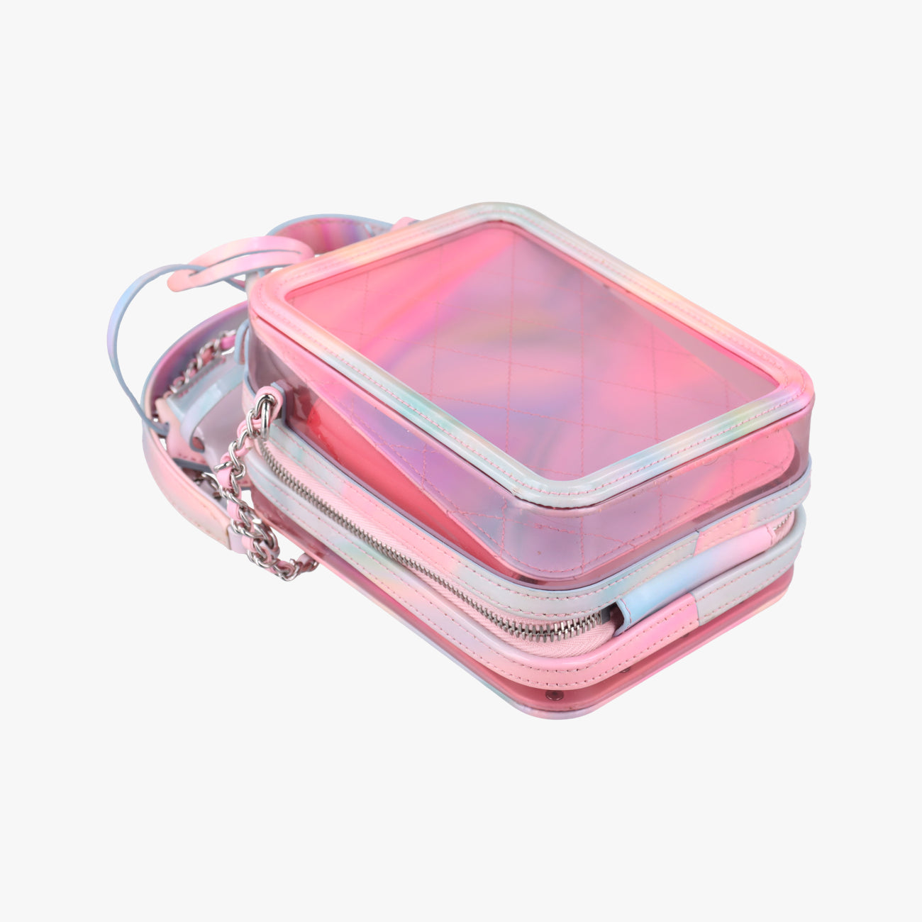 Pre-owned Chanel Filigree Vanity Case Multicolour PVC coated canvas AS0988 shoulderbag | stylenewstar