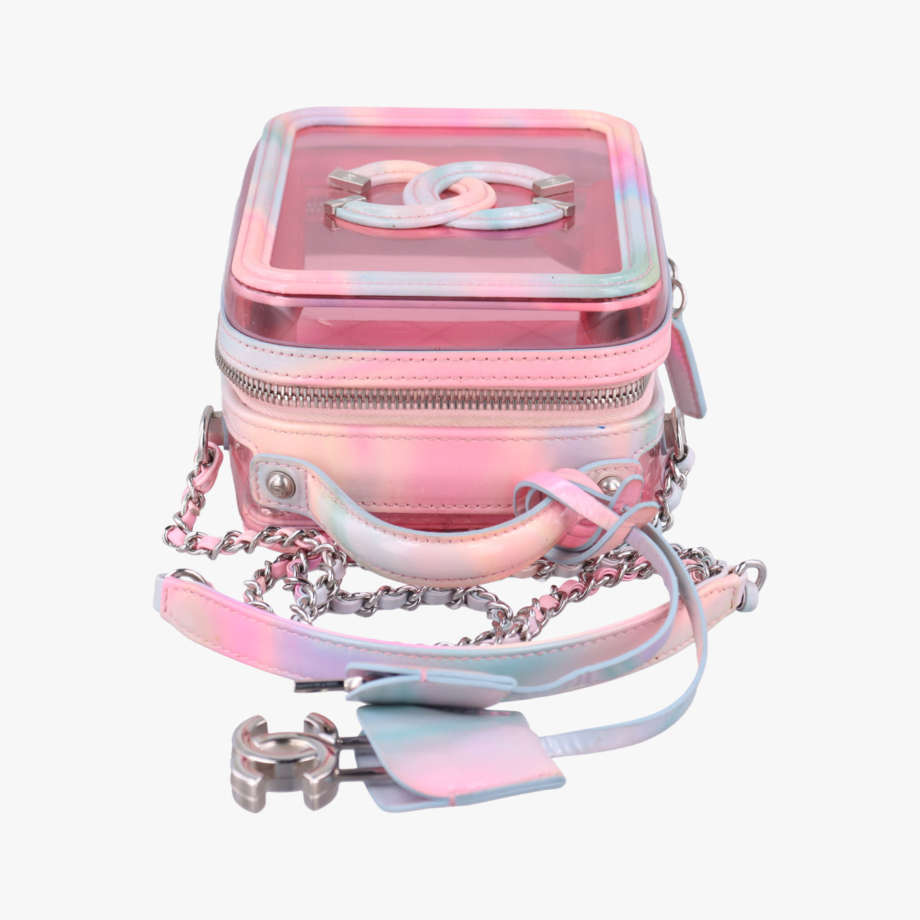 Pre-owned Chanel Filigree Vanity Case Multicolour PVC coated canvas AS0988 shoulderbag | stylenewstar