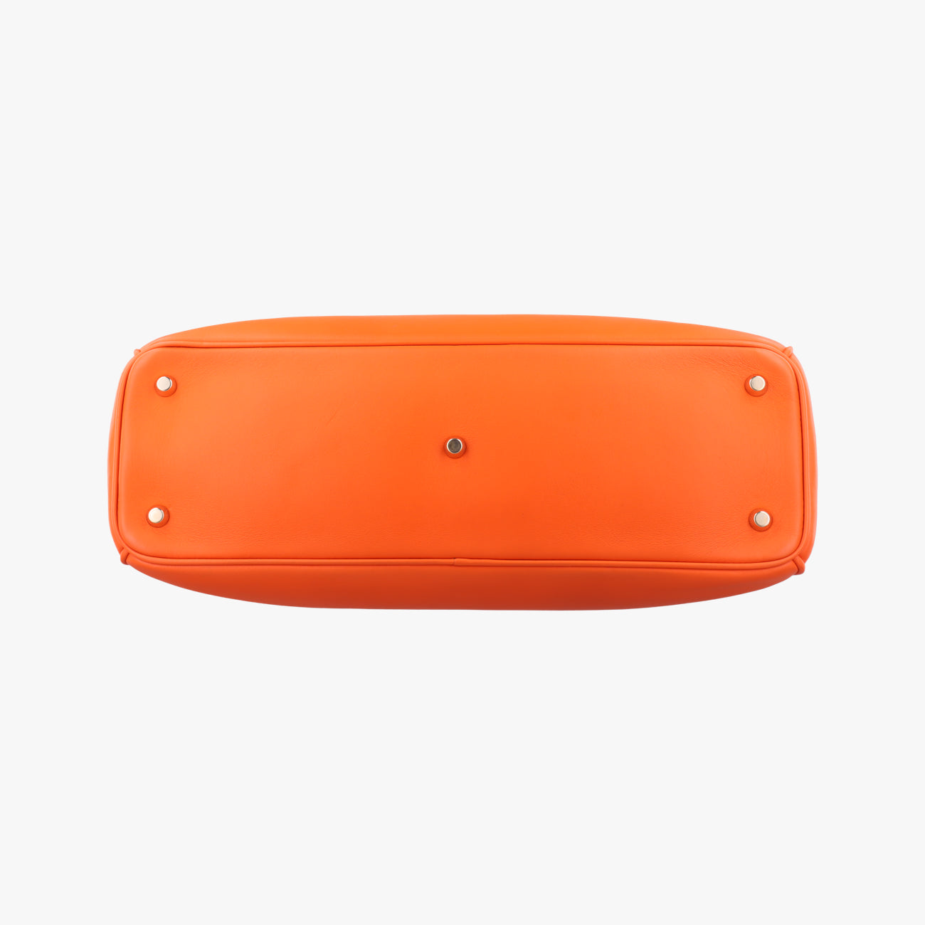 Pre-owned Christian Dior Diorissimo Orange Leather  shoulderbag | stylenewstar