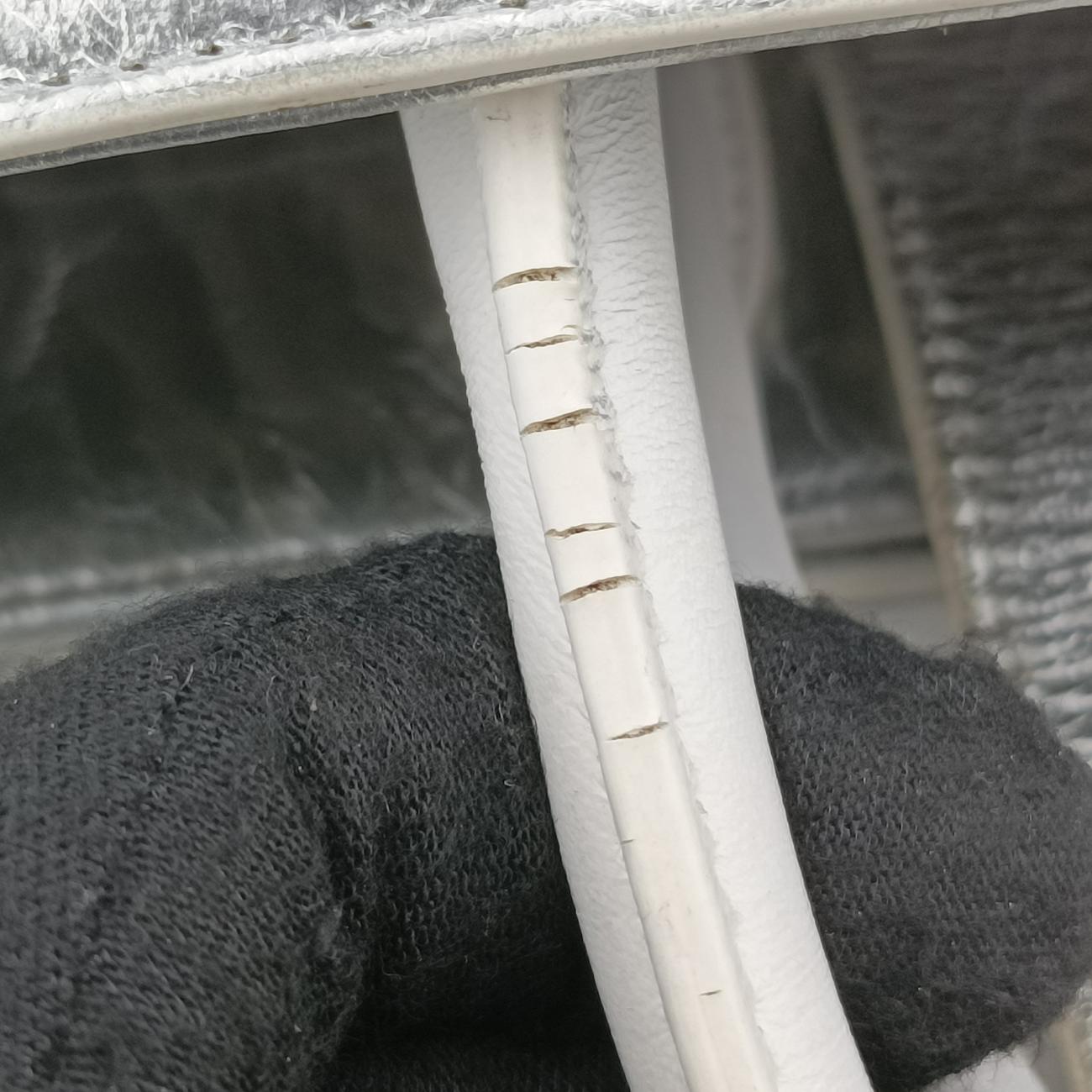 Pre-owned Christian Dior Diorever Squad Flap Silver Leather  shoulderbag | stylenewstar