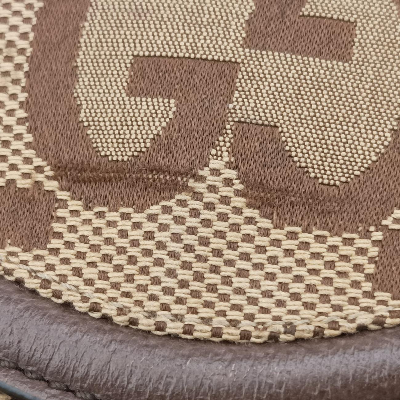 Secondhand Gucci Jumbo GG Messenger Brown×Green×Red canvas x leather 675891 shoulderbag | stylenewstar