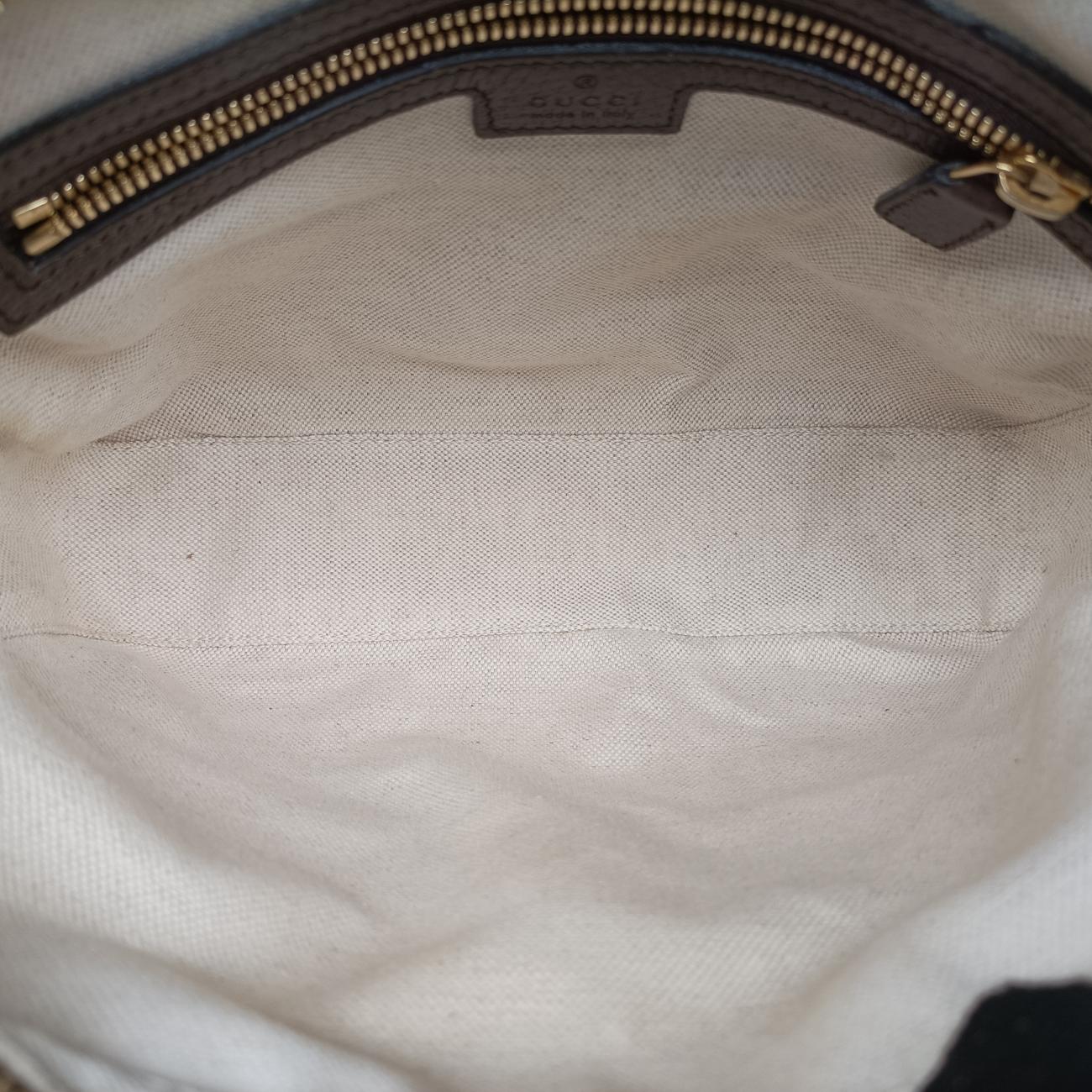 Secondhand Gucci Jumbo GG Messenger Brown×Green×Red canvas x leather 675891 shoulderbag | stylenewstar