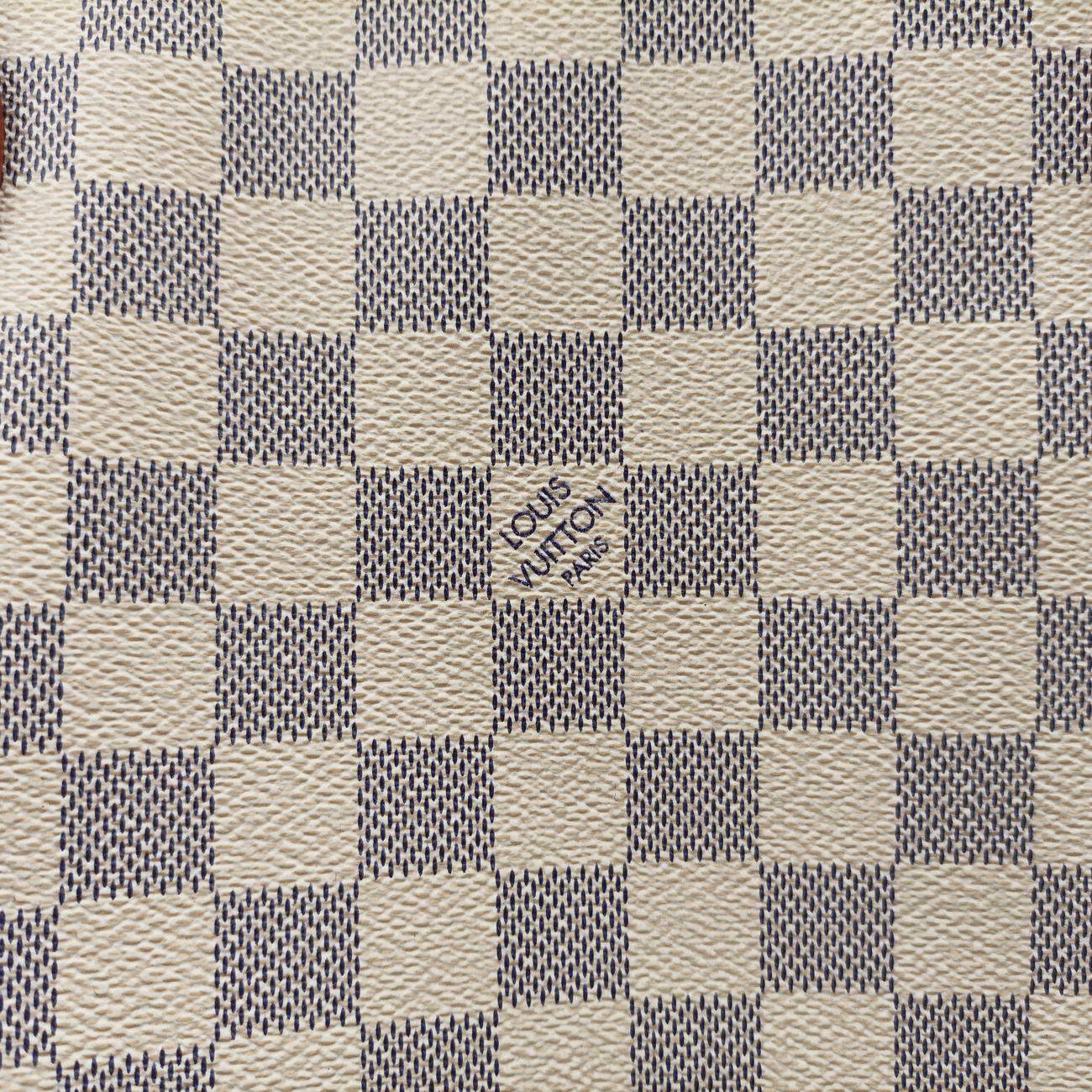 Pre-owned Louis Vuitton Neverfull MM Azur Damier Canvas N51107 shoulderbag | stylenewstar