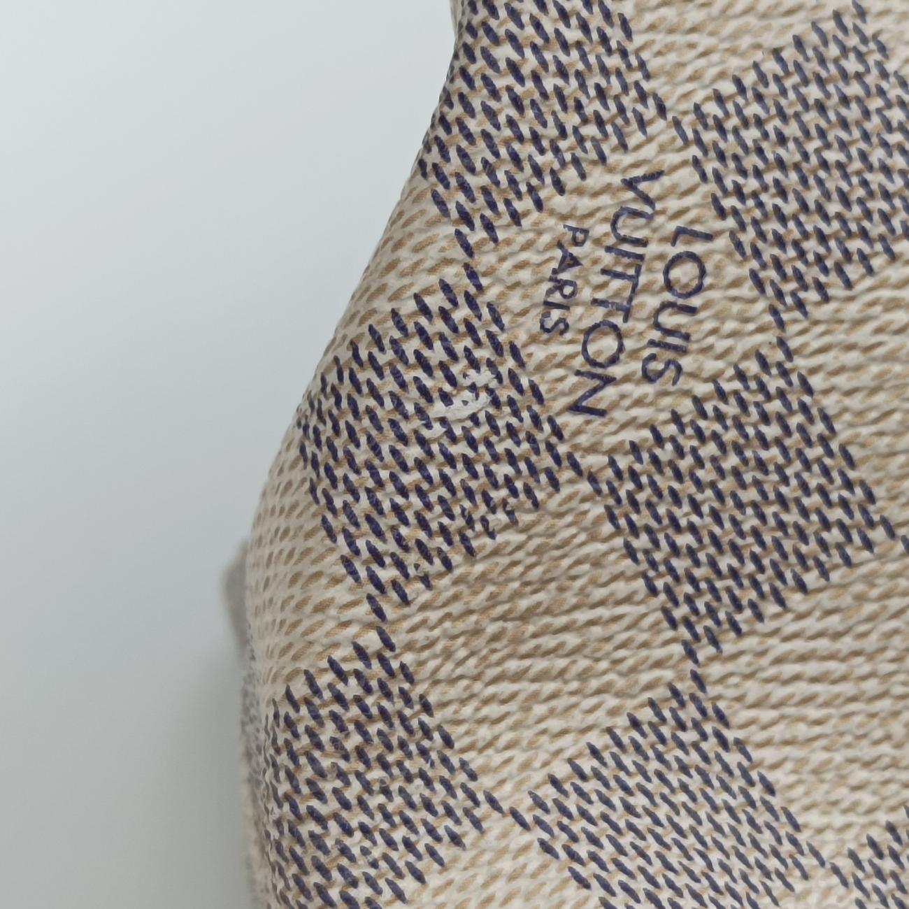 Pre-owned Louis Vuitton Neverfull MM Azur Damier Canvas N51107 shoulderbag | stylenewstar