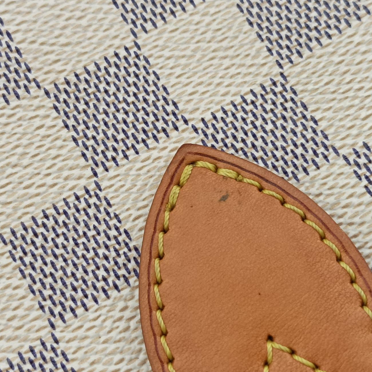 Pre-owned Louis Vuitton Neverfull MM Azur Damier Canvas N51107 shoulderbag | stylenewstar