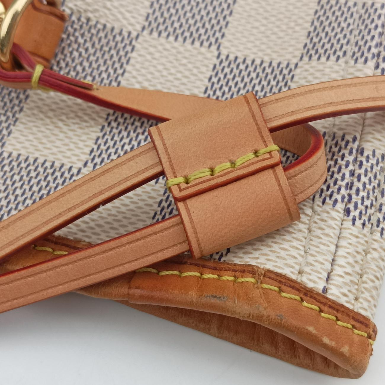 Pre-owned Louis Vuitton Neverfull MM Azur Damier Canvas N51107 shoulderbag | stylenewstar