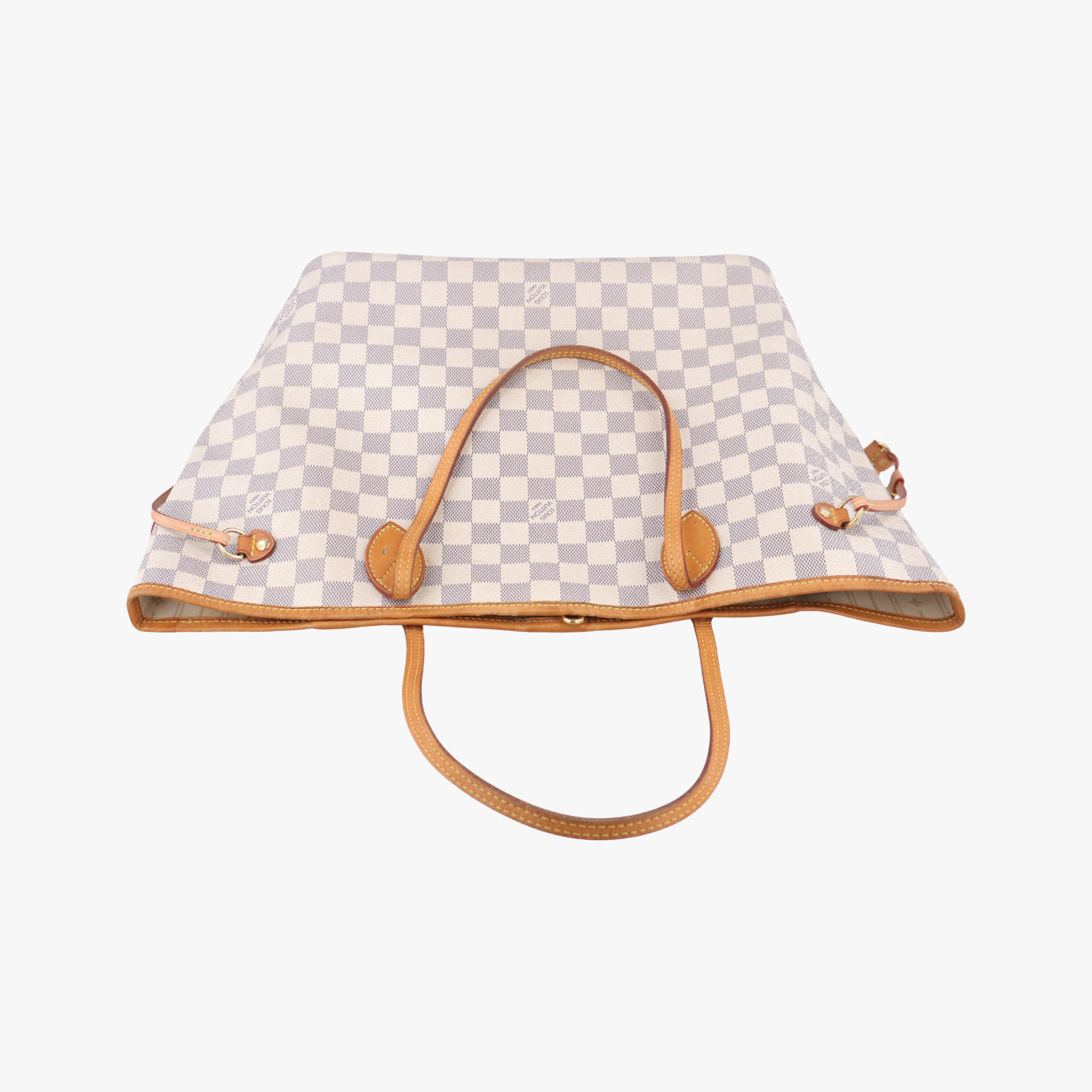 Pre-owned Louis Vuitton Neverfull MM Azur Damier Canvas N51107 shoulderbag | stylenewstar