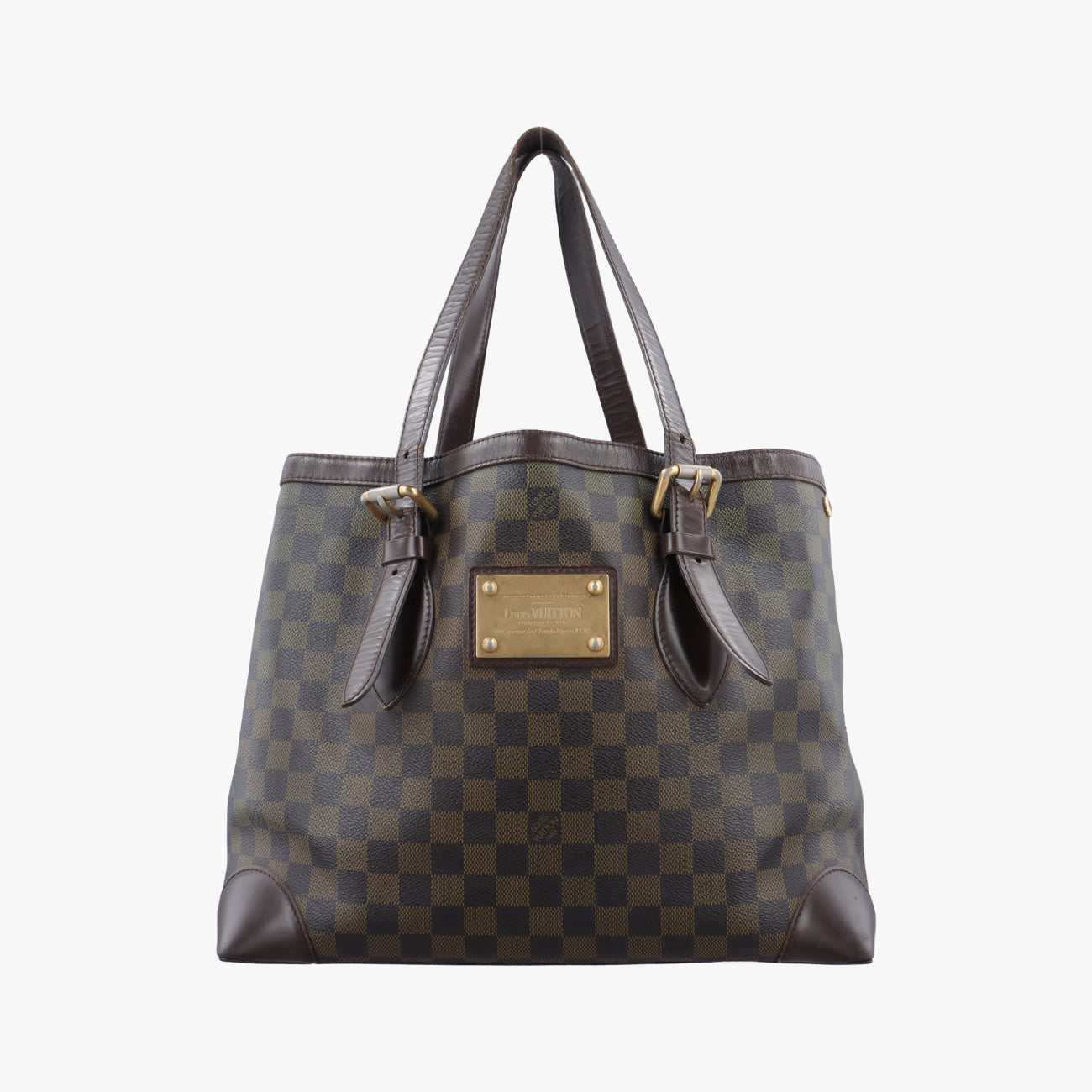 Vintage Louis Vuitton HAMPSTEAD MM EBENE Damier Canvas N51204 handbag | stylenewstar
