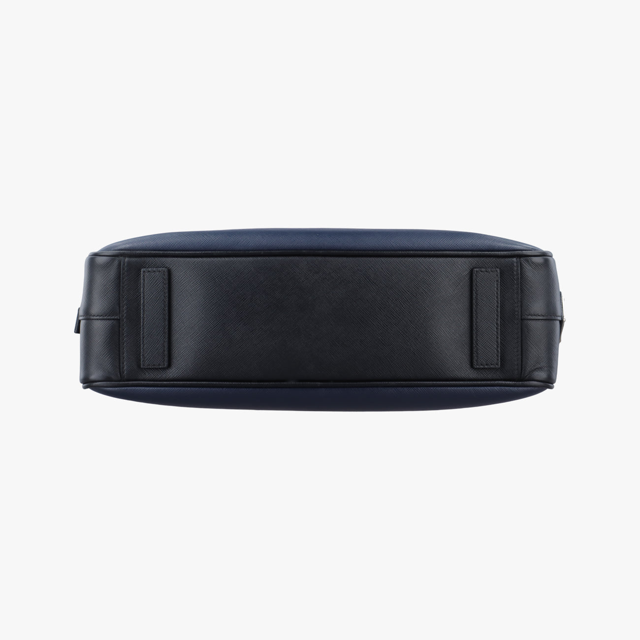 Secondhand Prada briefcase business Navy SAFFIANO Leather 2VE363 handbag | stylenewstar