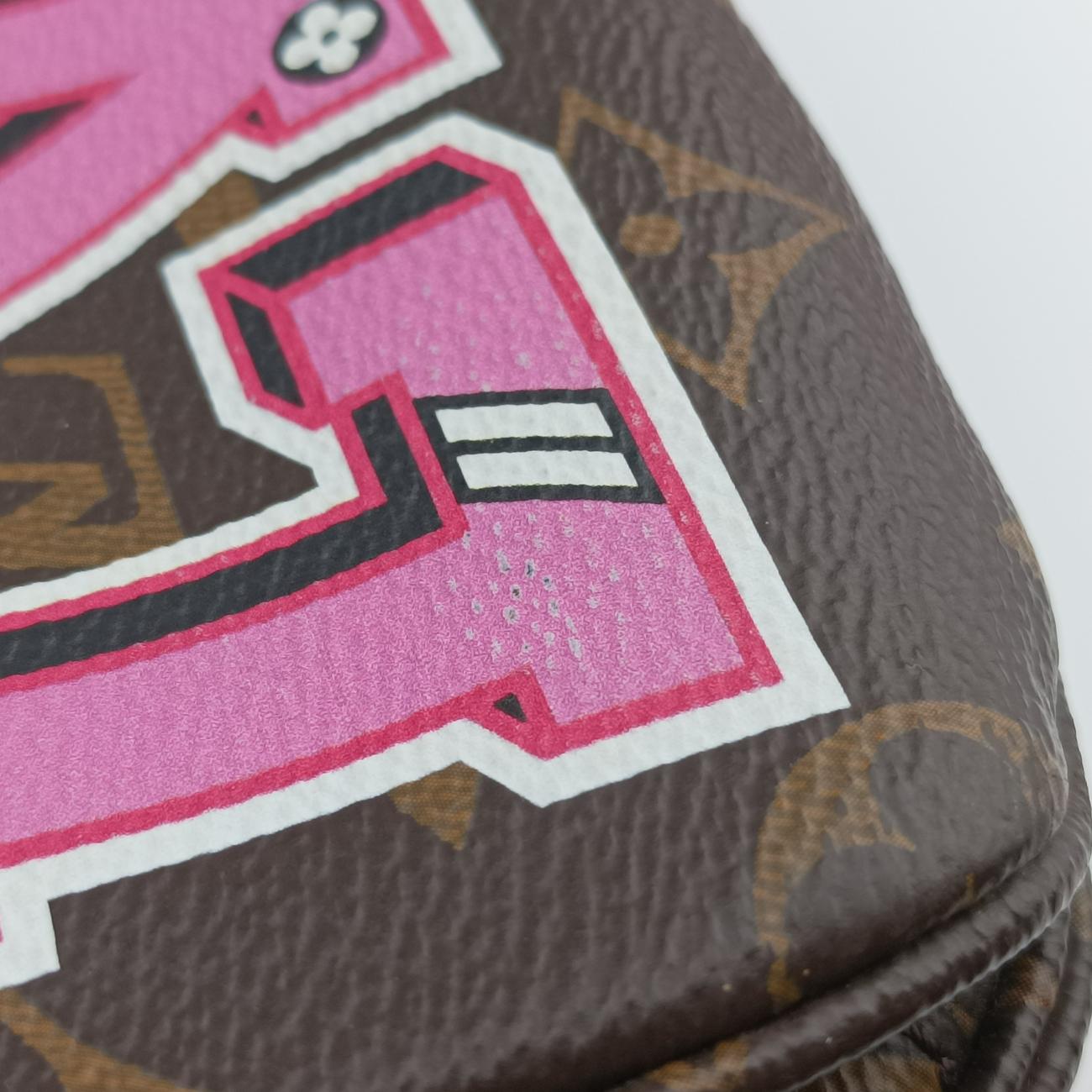 Pre-owned Louis Vuitton Pochette MéTIS MM Brown×multicolor Monogram Patches M43991 shoulderbag | stylenewstar