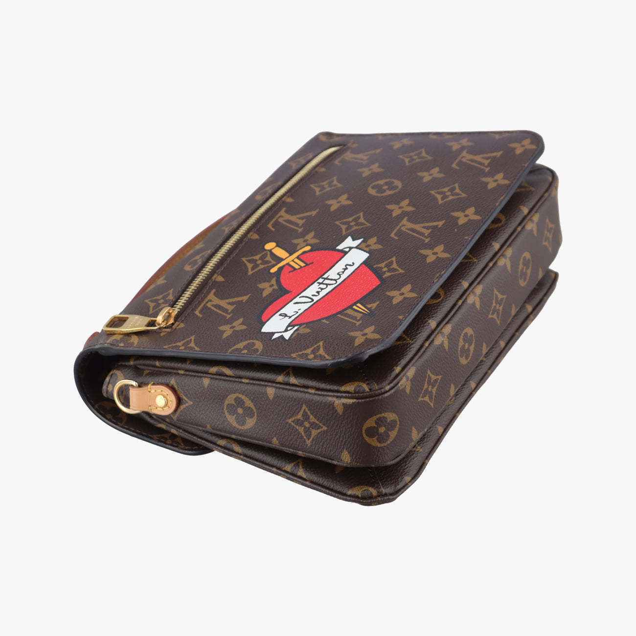 Pre-owned Louis Vuitton Pochette MéTIS MM Brown×multicolor Monogram Patches M43991 shoulderbag | stylenewstar