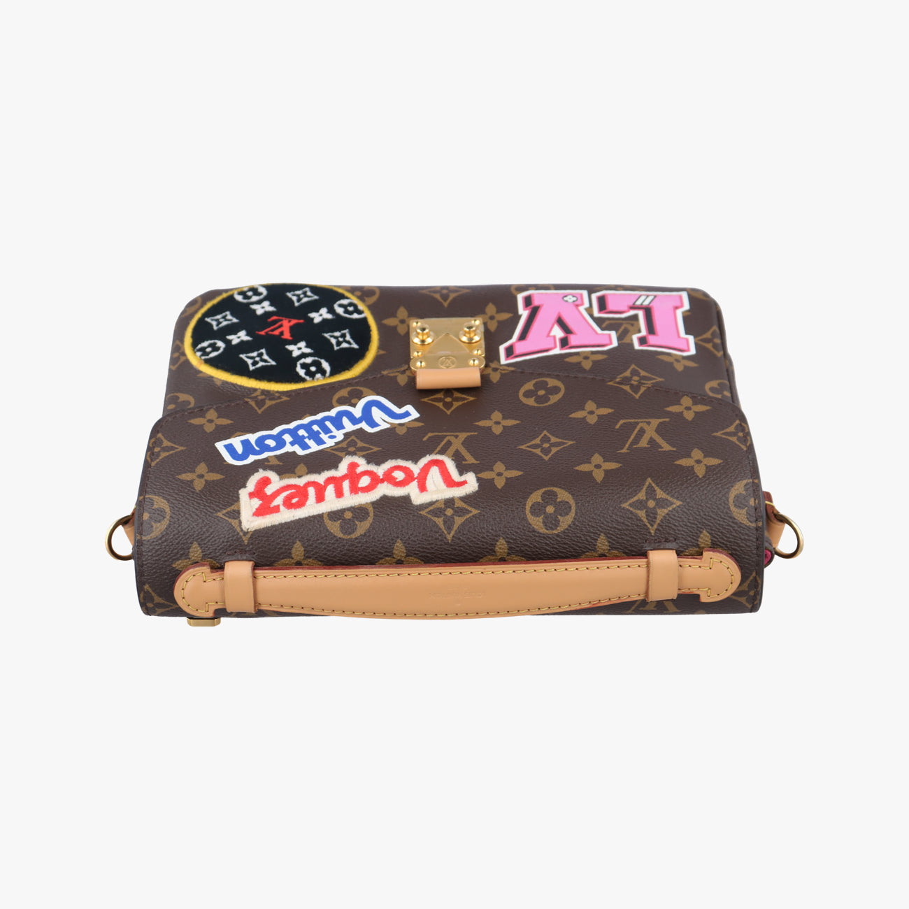 Pre-owned Louis Vuitton Pochette MéTIS MM Brown×multicolor Monogram Patches M43991 shoulderbag | stylenewstar