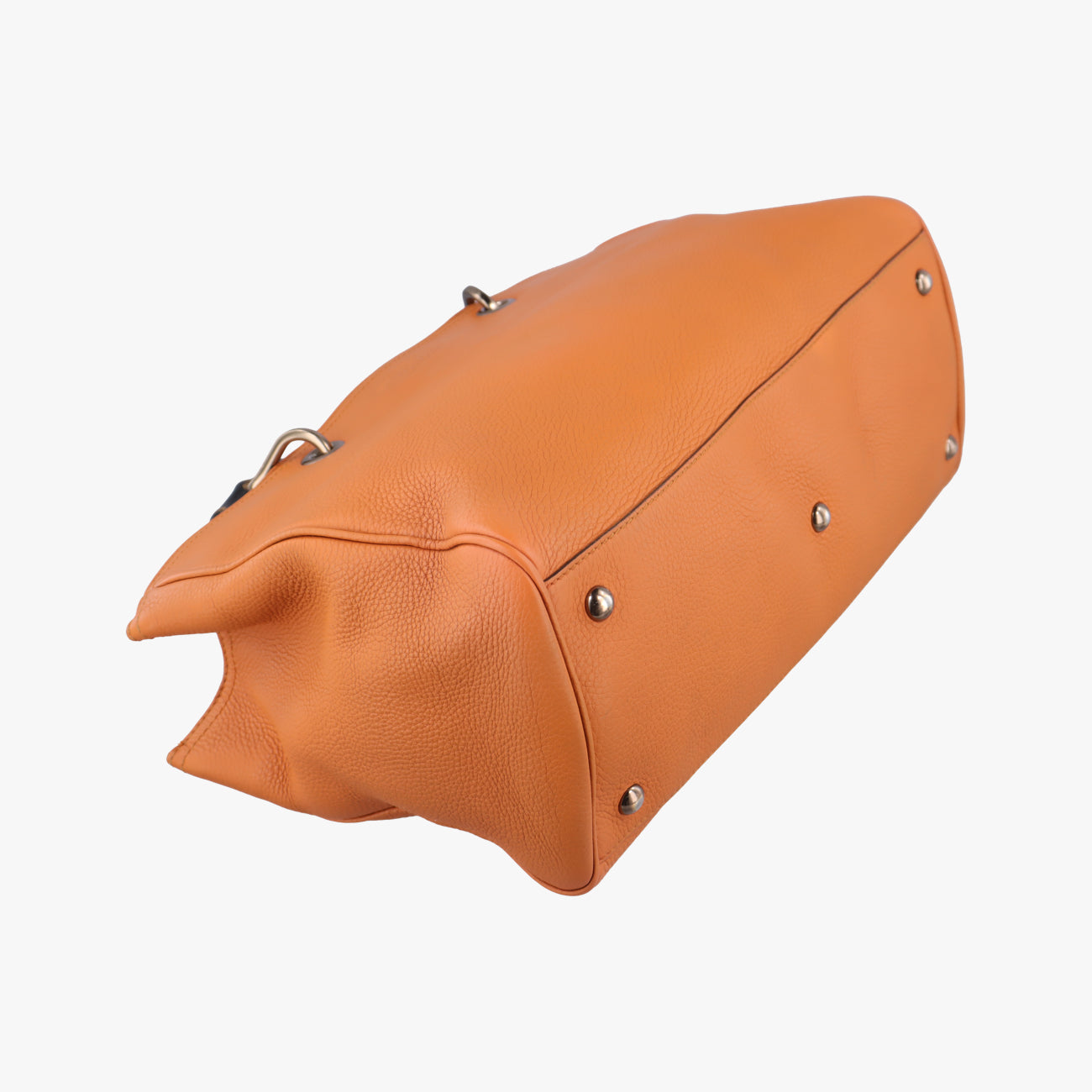 Pre-owned Gucci Bamboo Shopper Orange Leather 323660 shoulderbag | stylenewstar