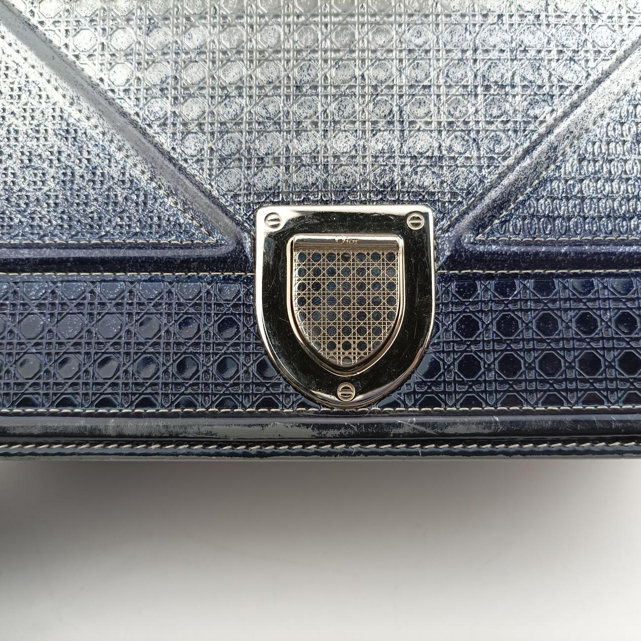 Pre-owned Christian Dior Diorama Silver×Multicolour Leather  shoulderbag | stylenewstar