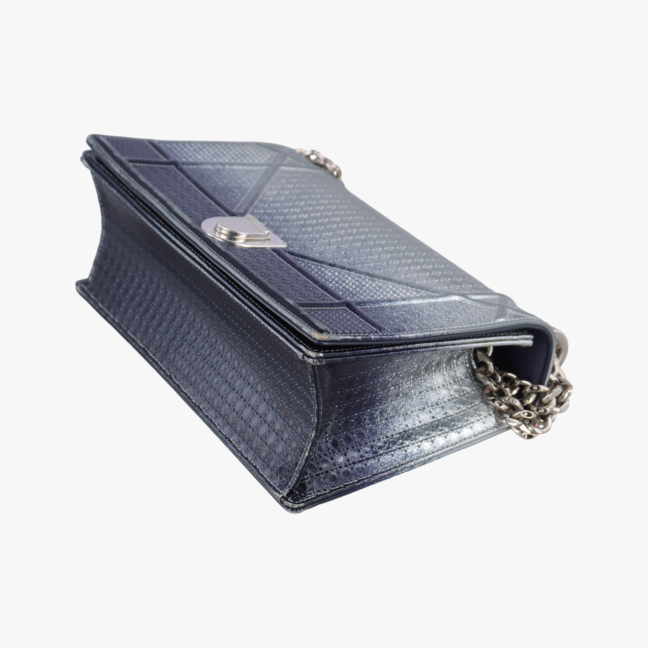 Pre-owned Christian Dior Diorama Silver×Multicolour Leather  shoulderbag | stylenewstar