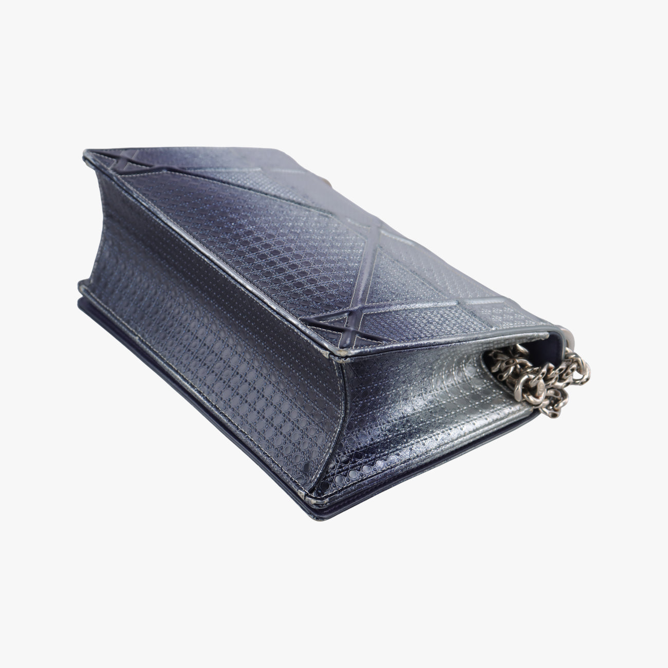 Pre-owned Christian Dior Diorama Silver×Multicolour Leather  shoulderbag | stylenewstar