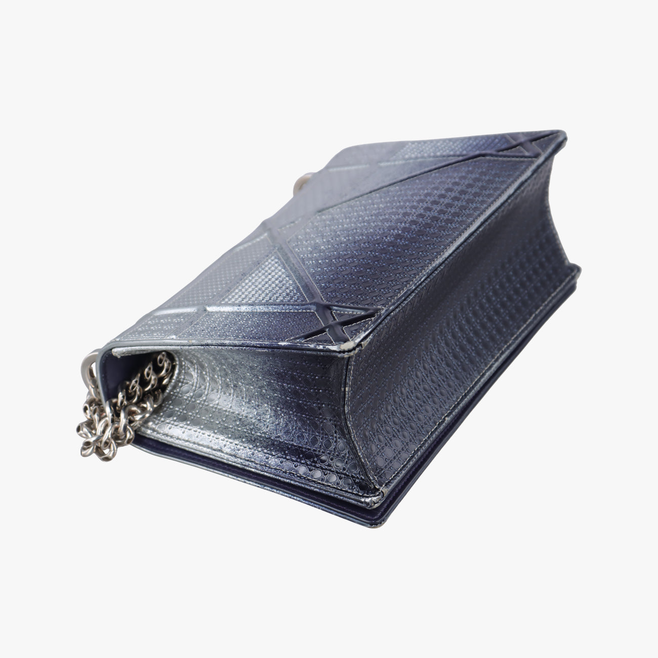 Pre-owned Christian Dior Diorama Silver×Multicolour Leather  shoulderbag | stylenewstar