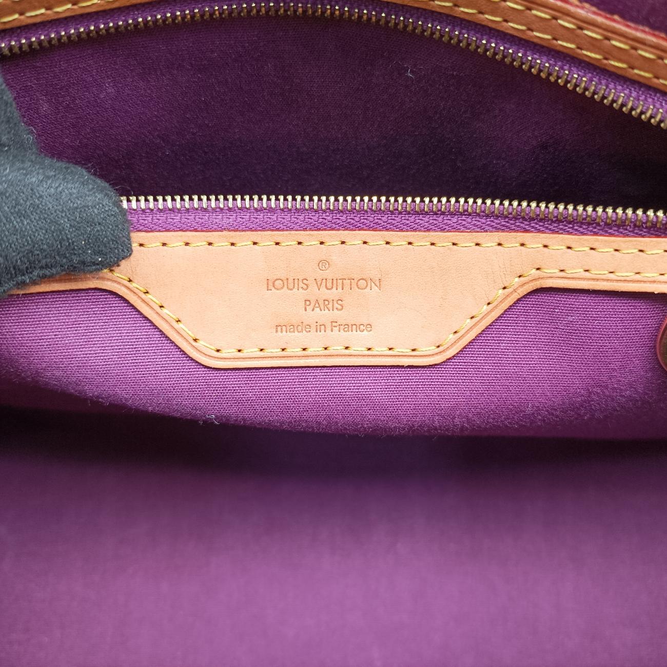 Pre-owned Louis Vuitton Bréa MM ROUGE FAUVISTE Vernis M91690 shoulderbag | stylenewstar