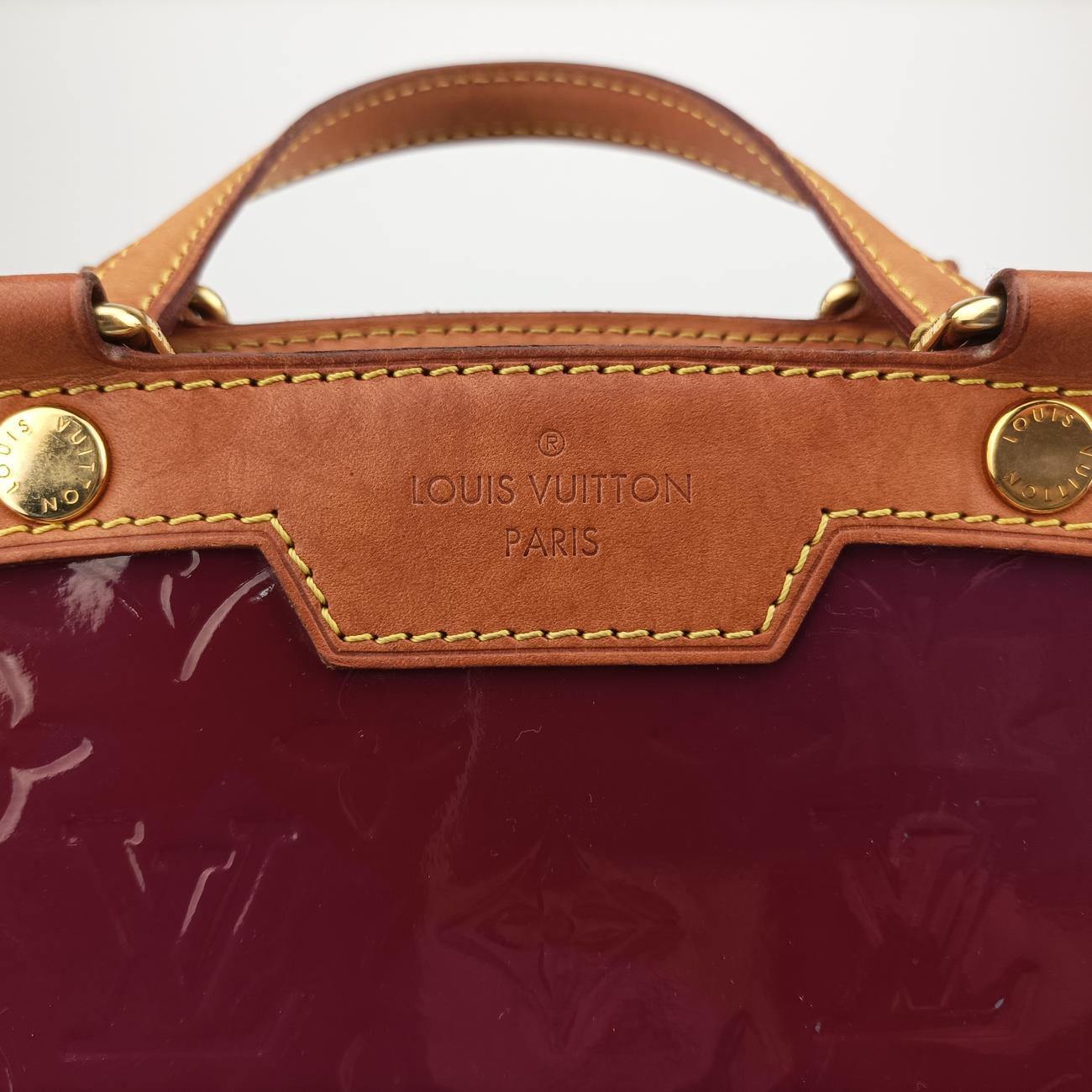 Pre-owned Louis Vuitton Bréa MM ROUGE FAUVISTE Vernis M91690 shoulderbag | stylenewstar