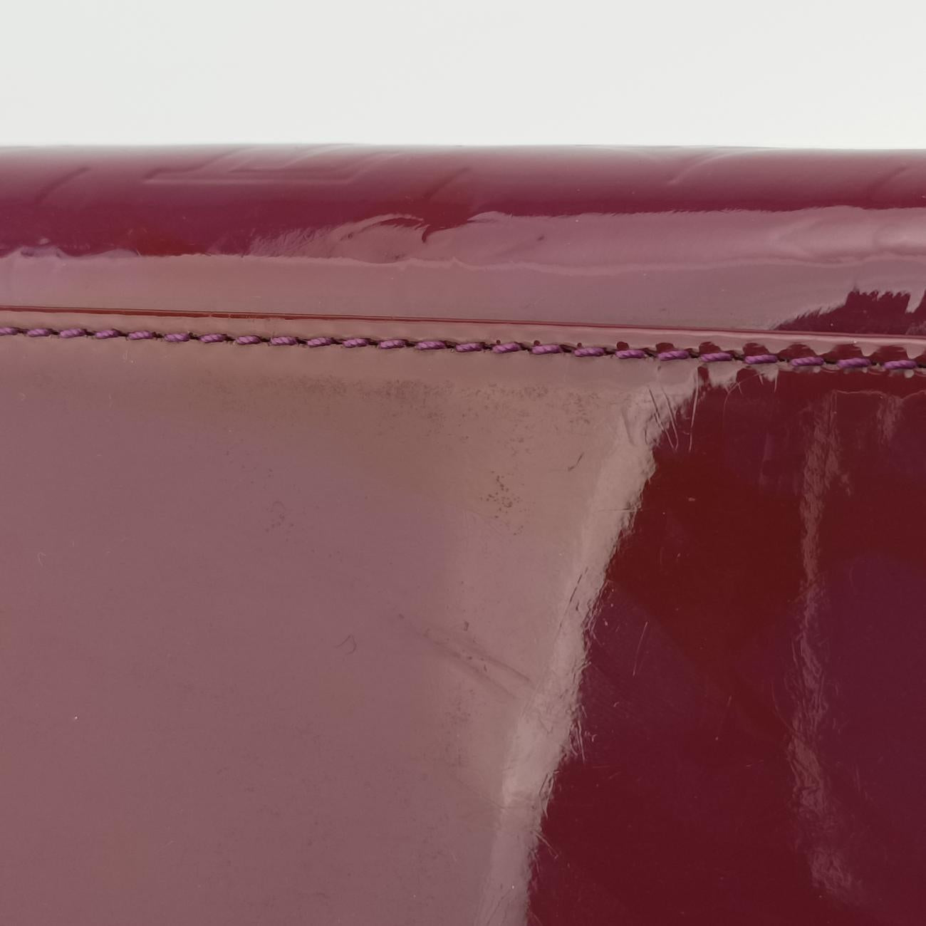 Pre-owned Louis Vuitton Bréa MM ROUGE FAUVISTE Vernis M91690 shoulderbag | stylenewstar