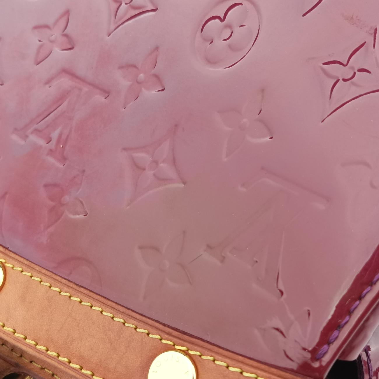 Pre-owned Louis Vuitton Bréa MM ROUGE FAUVISTE Vernis M91690 shoulderbag | stylenewstar