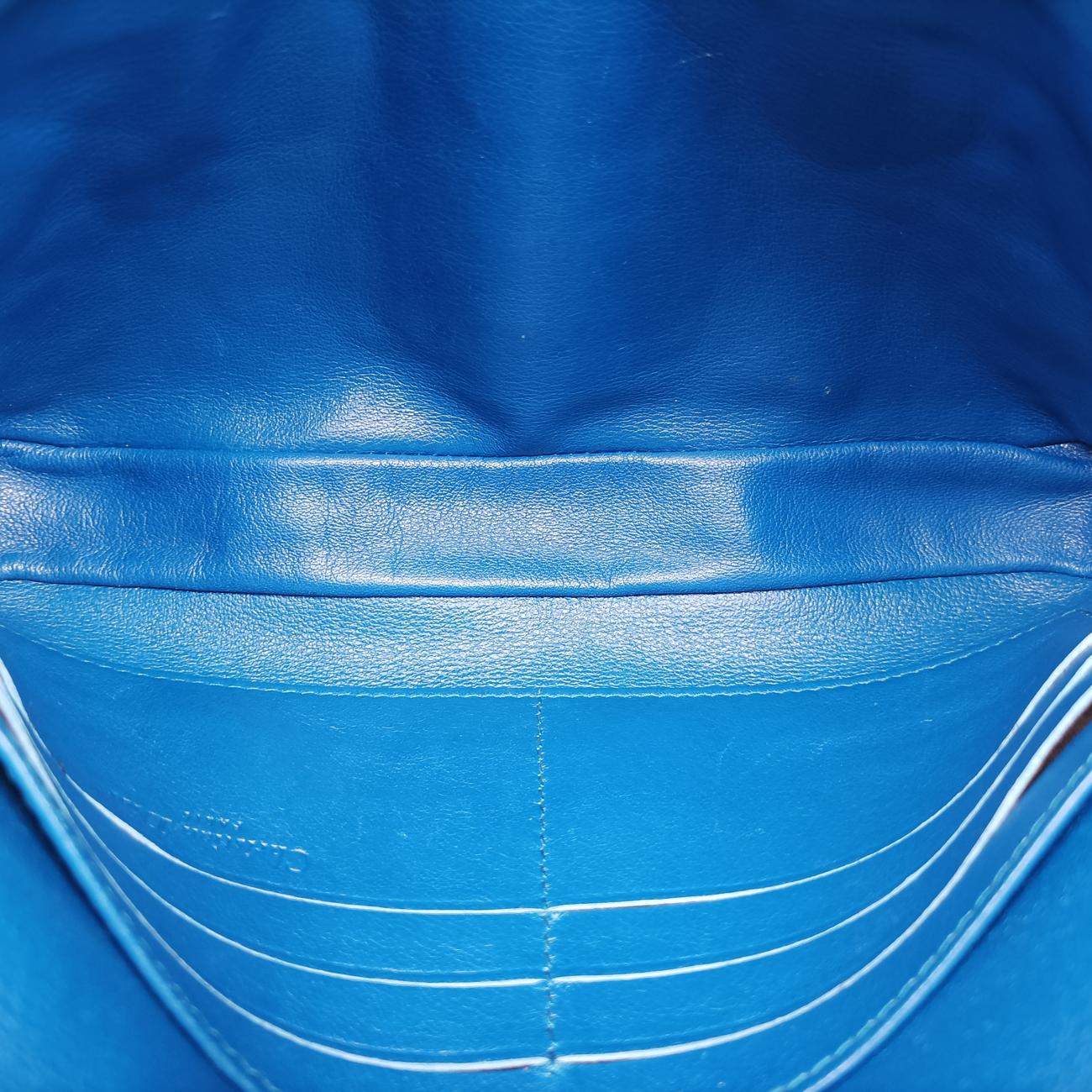 Pre-owned Christian Dior Miss Dior Green Patent  shoulderbag | stylenewstar