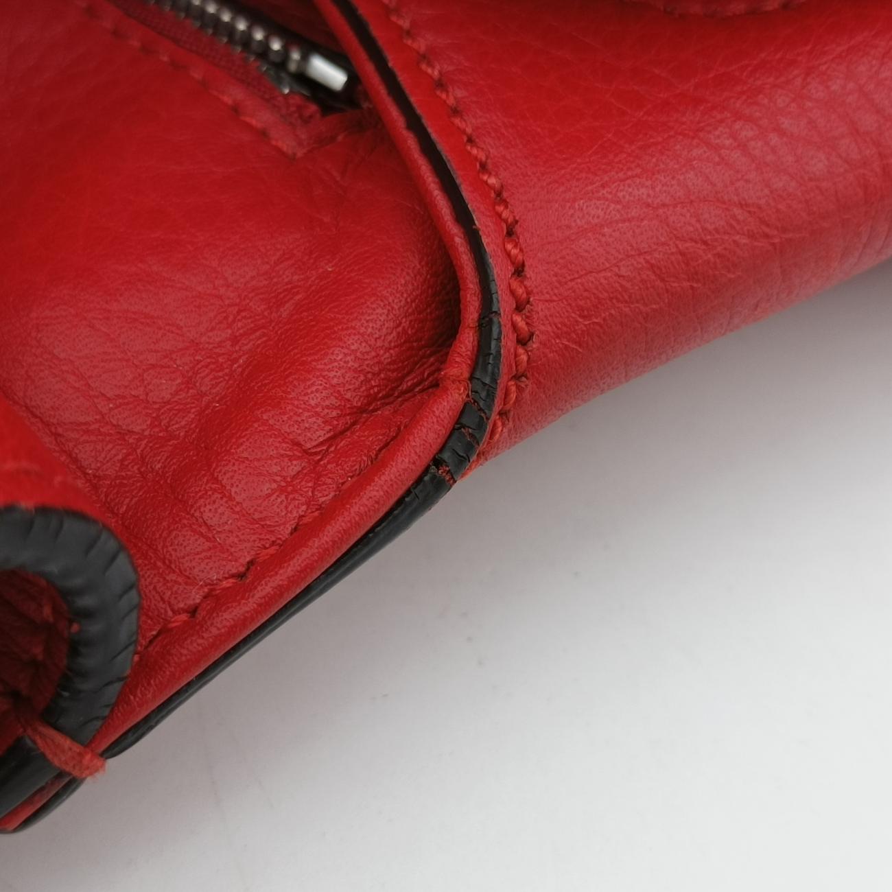 Vintage Gucci Bamboo Daily Red Leather 392013 shoulderbag | stylenewstar