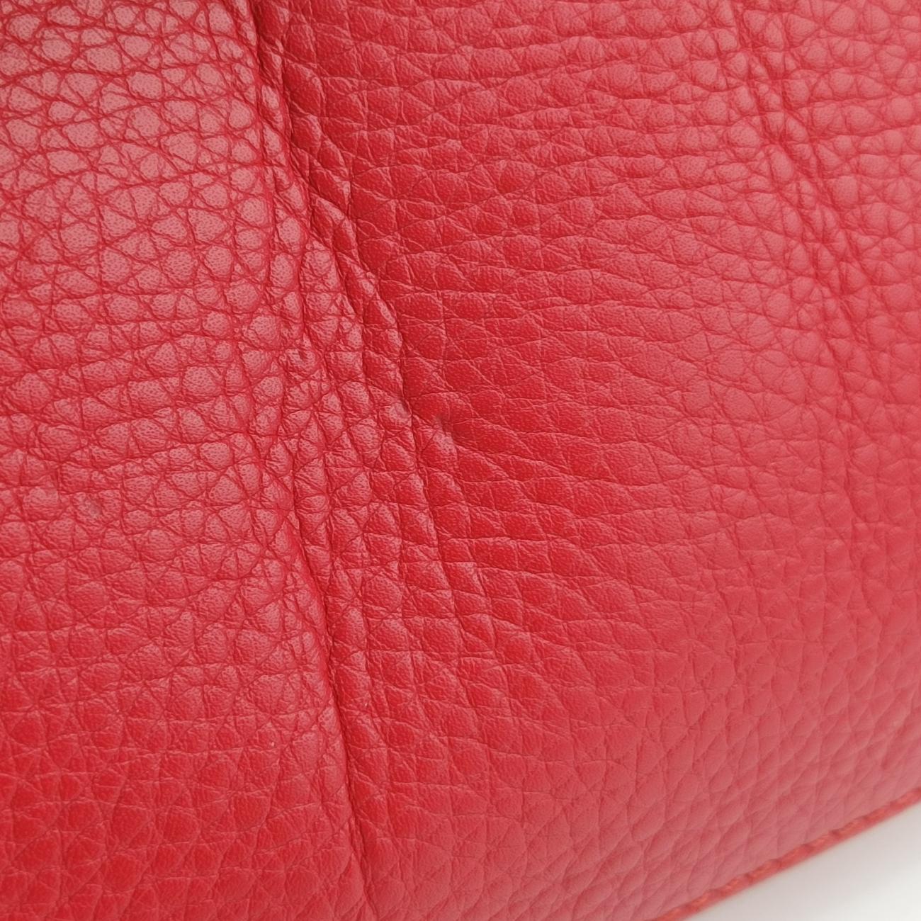 Vintage Gucci Bamboo Daily Red Leather 392013 shoulderbag | stylenewstar