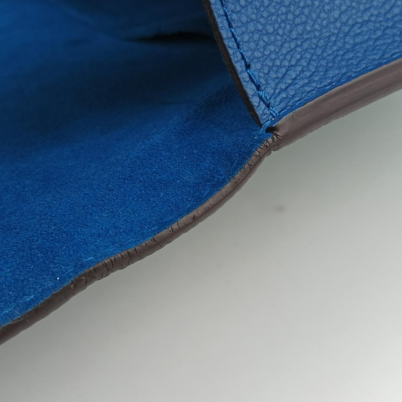 Pre-owned Louis Vuitton Néo Monceau Emeraude Green×Indigo Blue×Coquelicot Red Epi M55405 shoulderbag | stylenewstar