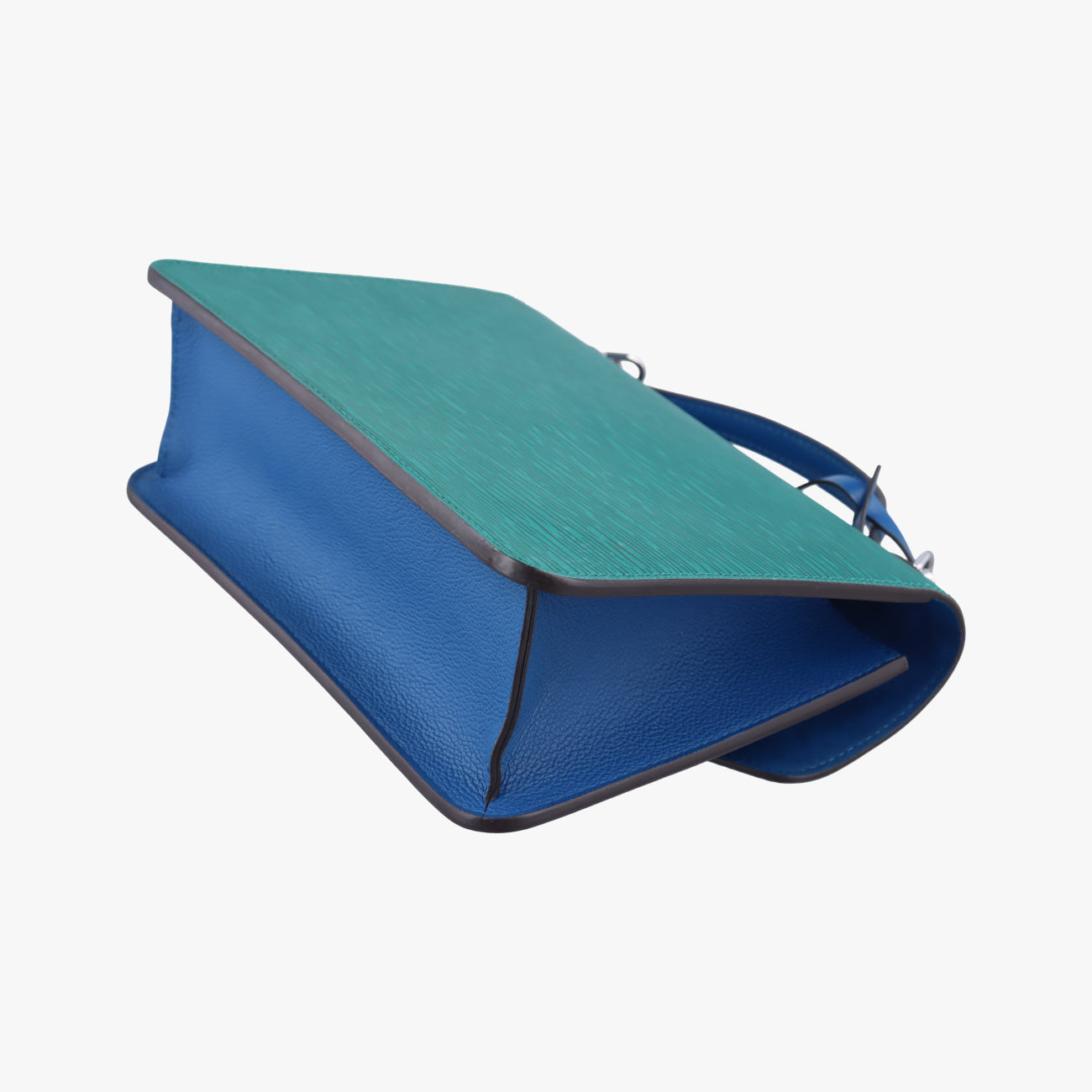 Pre-owned Louis Vuitton Néo Monceau Emeraude Green×Indigo Blue×Coquelicot Red Epi M55405 shoulderbag | stylenewstar