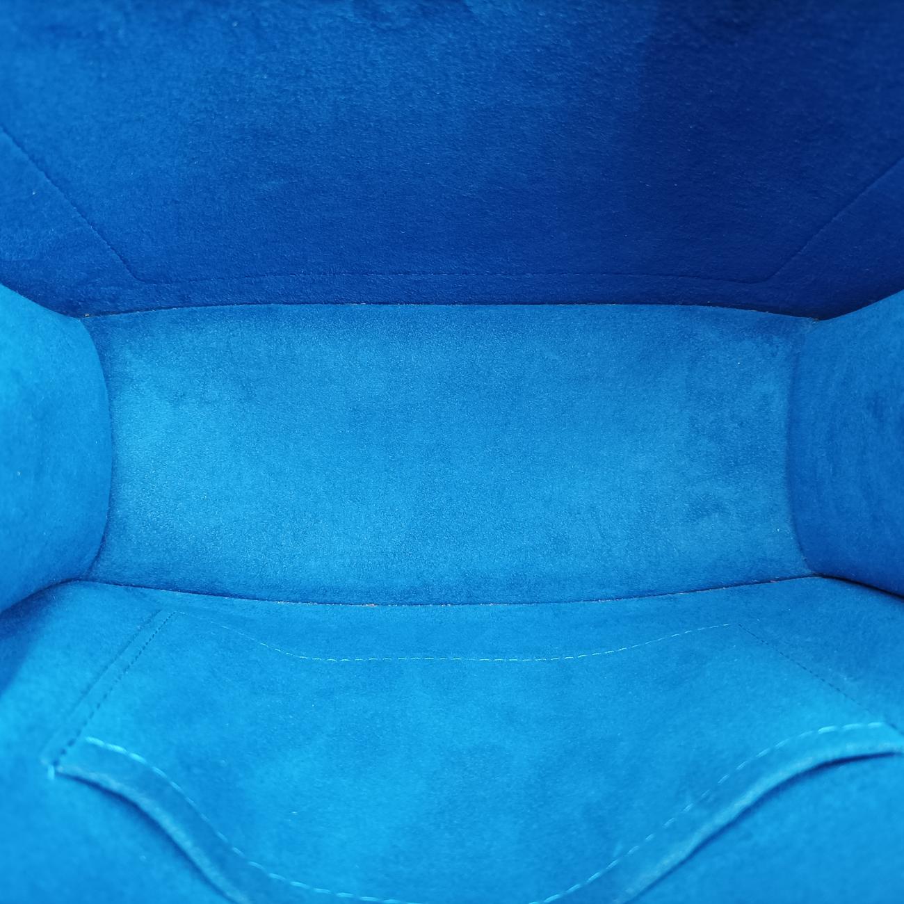 Pre-owned Louis Vuitton Néo Monceau Emeraude Green×Indigo Blue×Coquelicot Red Epi M55405 shoulderbag | stylenewstar