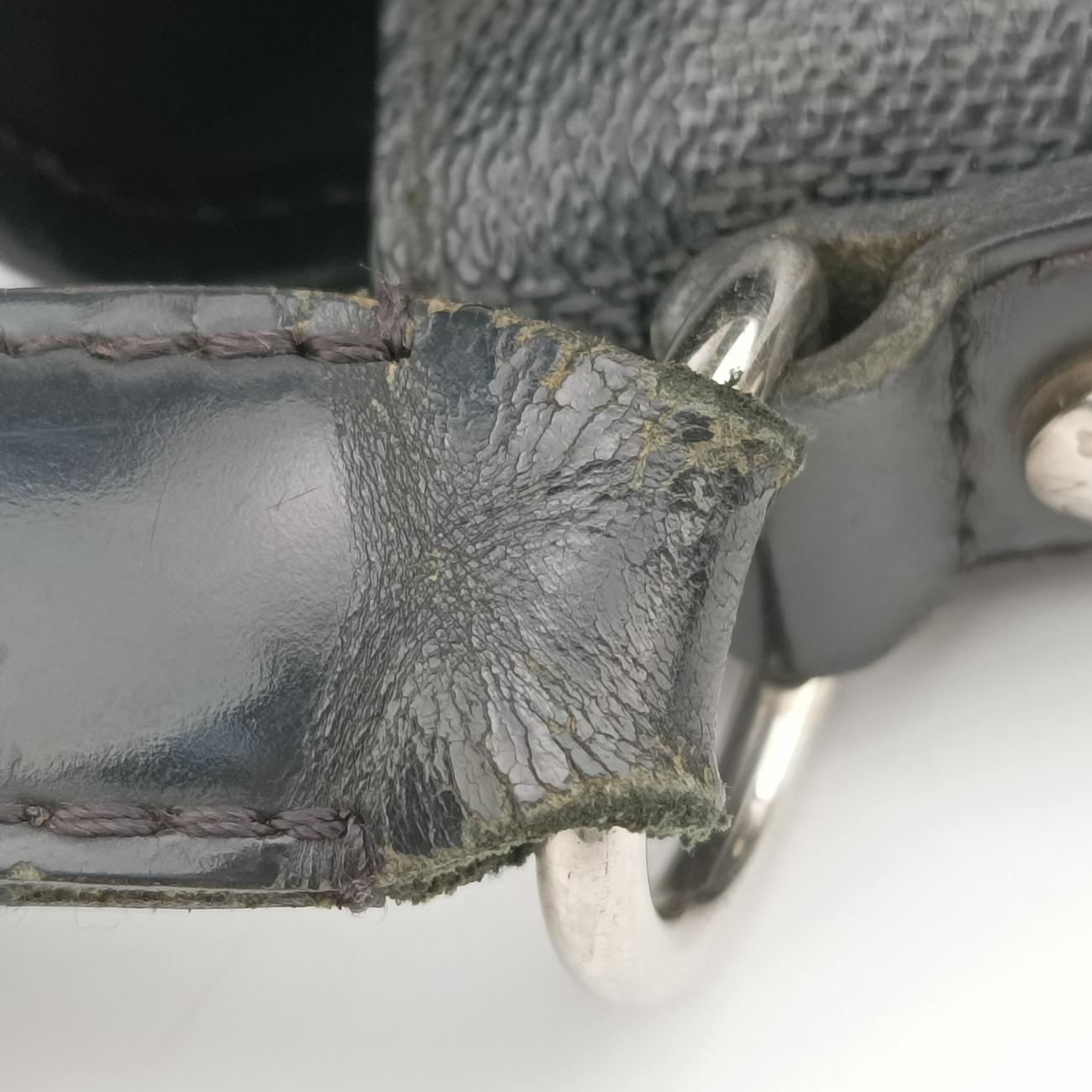 Pre-owned Louis Vuitton DANIEL MM Noir Damier Graphite N58029 shoulderbag | stylenewstar