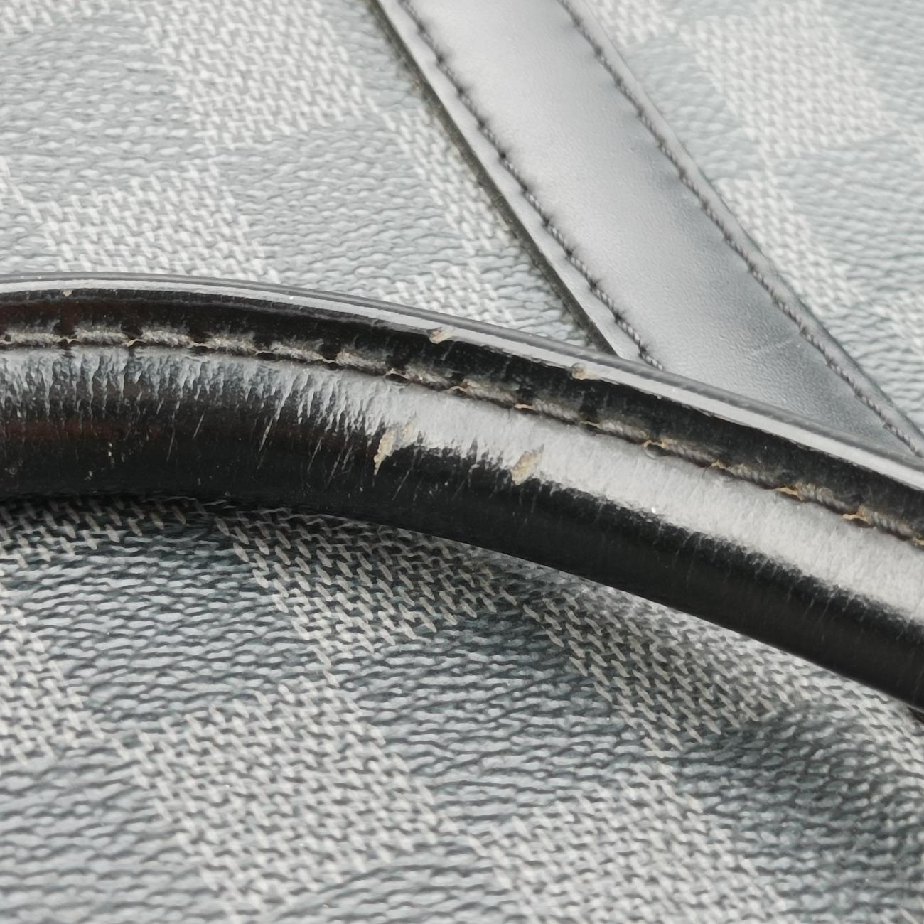 Vintage Louis Vuitton Porte Documents Voyage Noir Damier Graphite N41125 handbag | stylenewstar