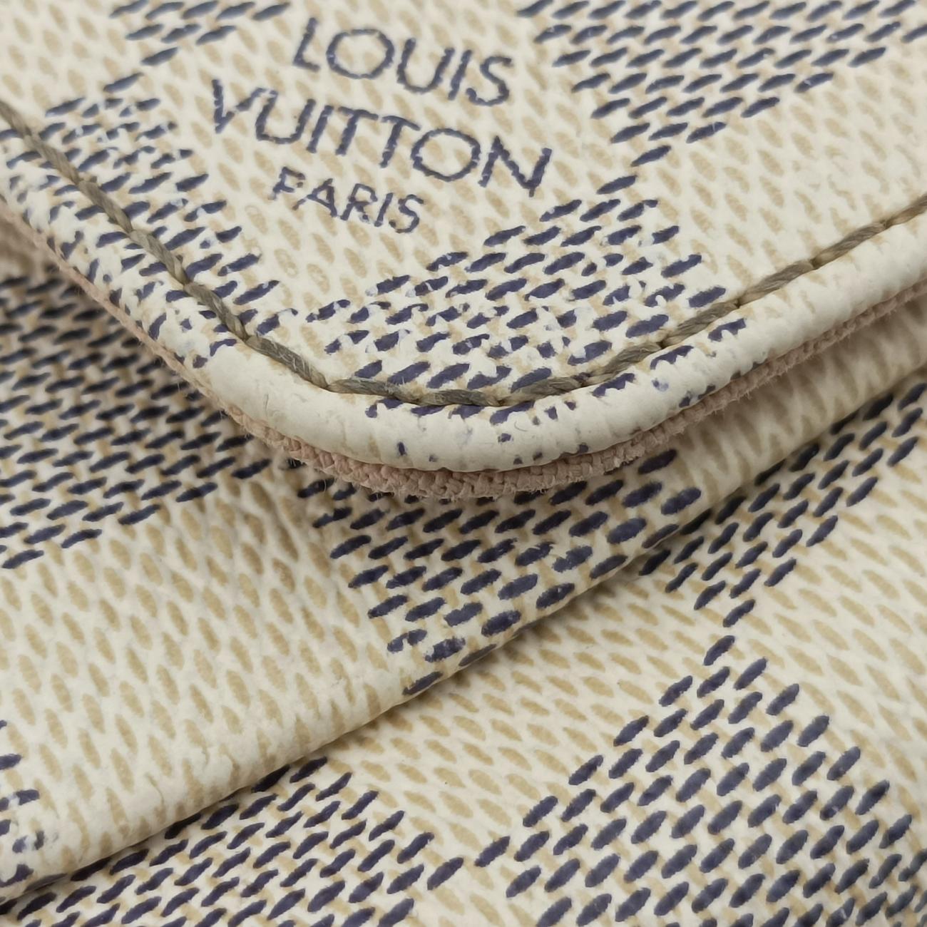 Pre-owned Louis Vuitton CROISETTE Azur Damier Canvas N41581 shoulderbag | stylenewstar