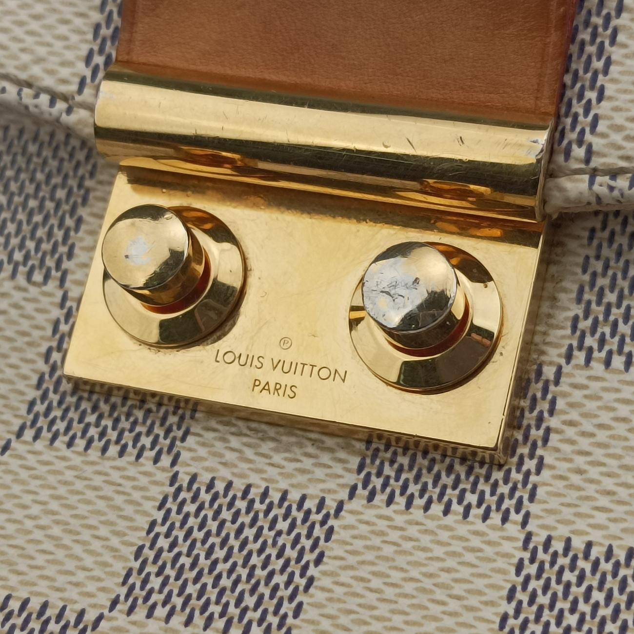 Pre-owned Louis Vuitton CROISETTE Azur Damier Canvas N41581 shoulderbag | stylenewstar