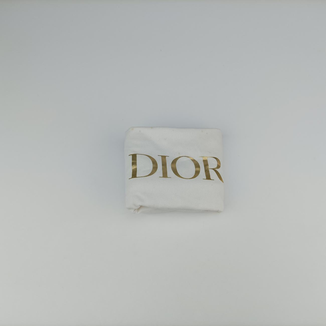 Pre-owned Christian Dior Diorama White Leather  shoulderbag | stylenewstar