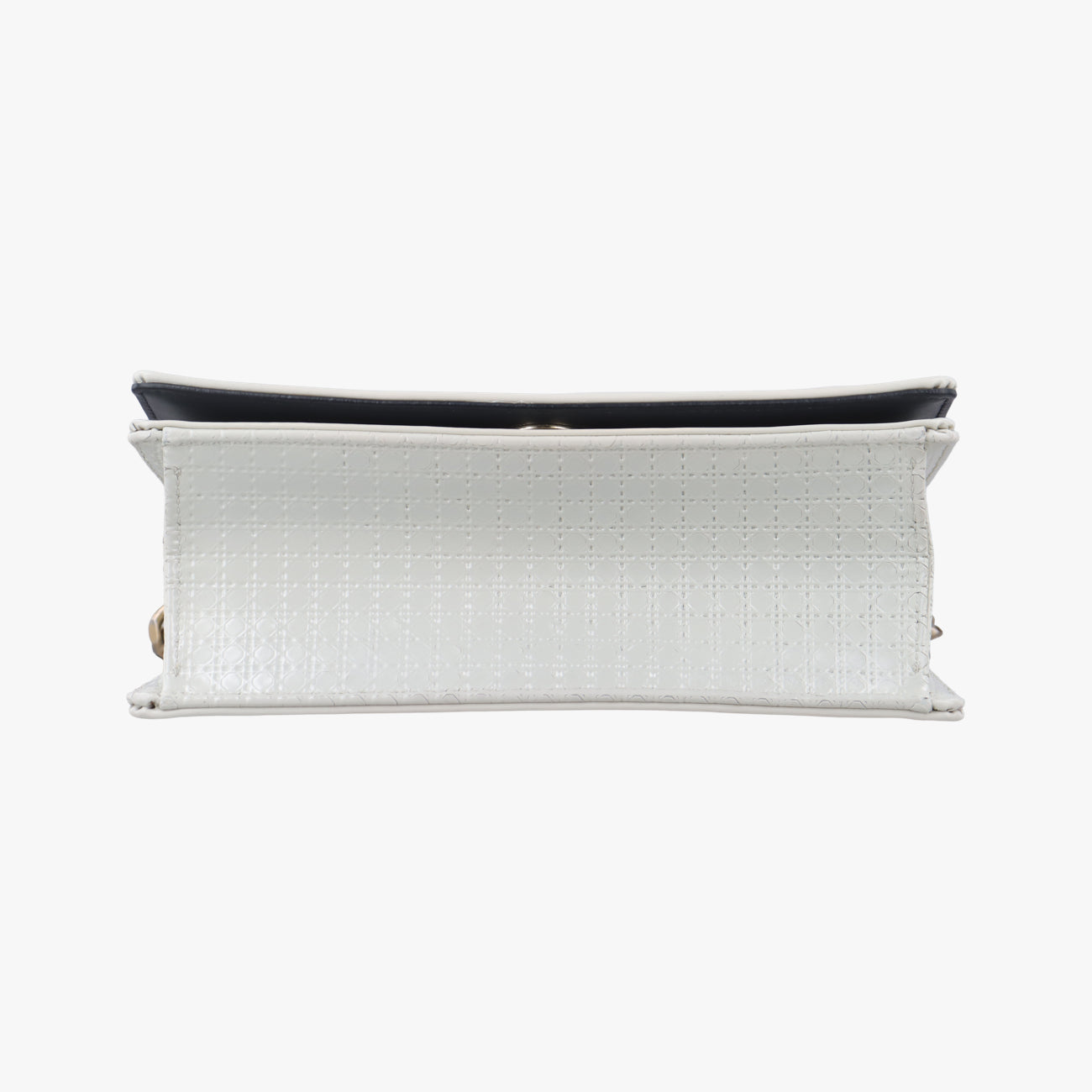 Pre-owned Christian Dior Diorama White Leather  shoulderbag | stylenewstar