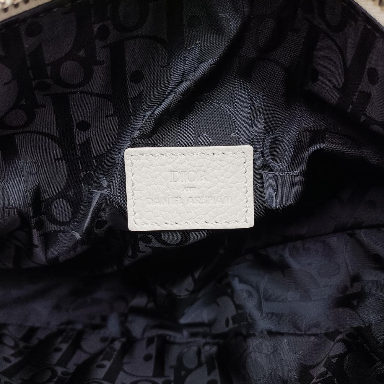 Vintage Christian Dior Saddle White Leather  bum bag/waist bag | stylenewstar