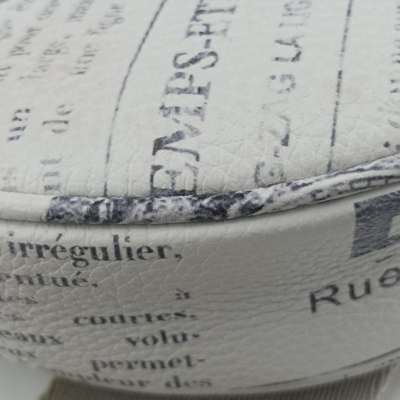 Vintage Christian Dior Saddle White Leather  bum bag/waist bag | stylenewstar