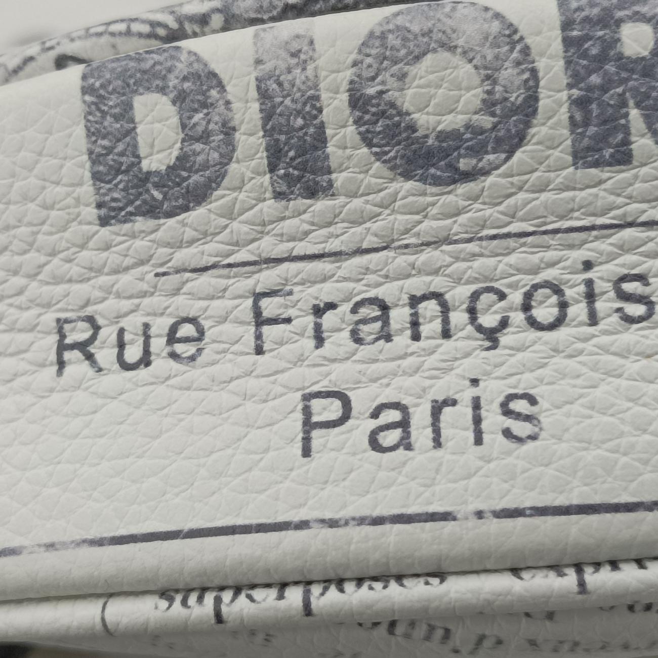 Vintage Christian Dior Saddle White Leather  bum bag/waist bag | stylenewstar