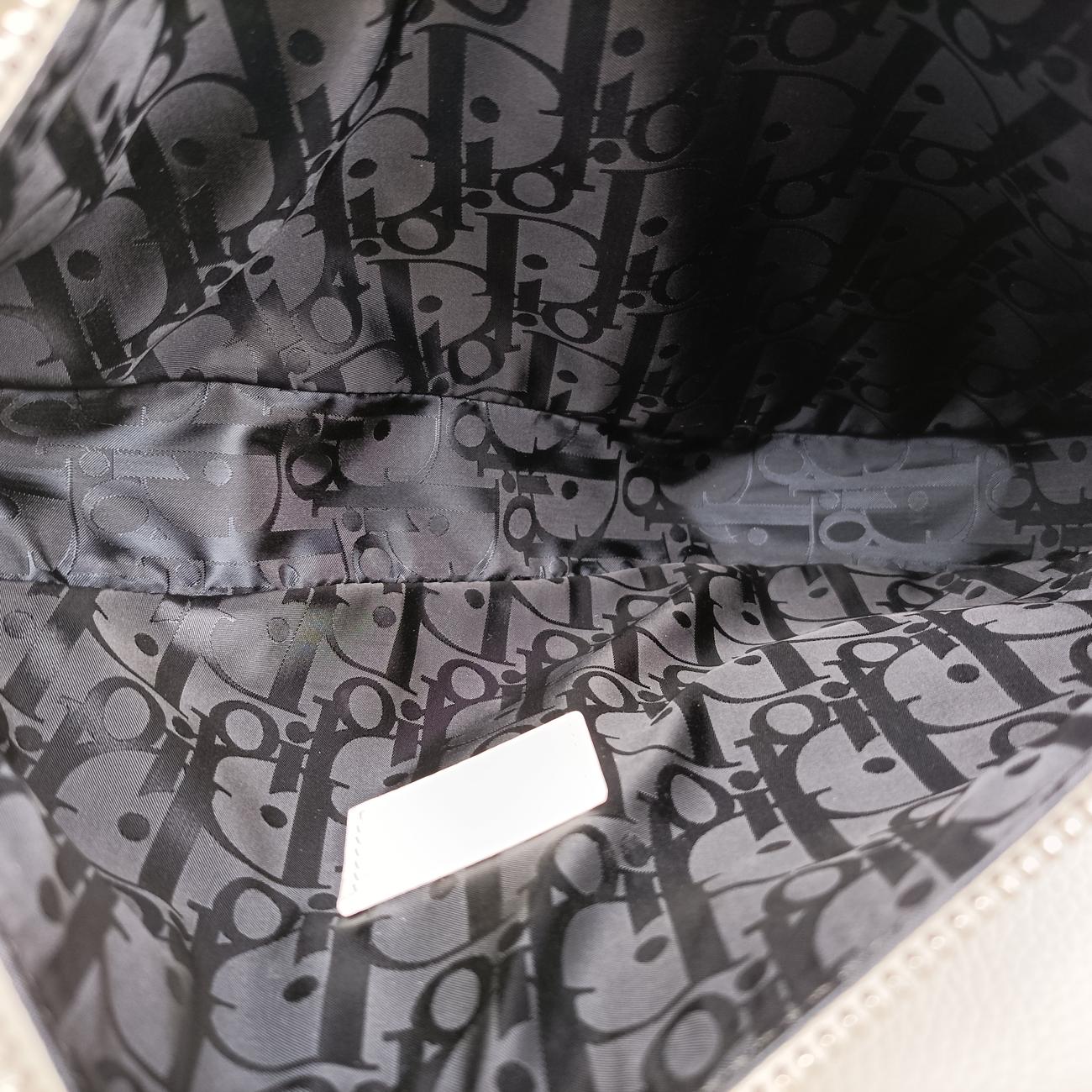 Vintage Christian Dior Saddle White Leather  bum bag/waist bag | stylenewstar