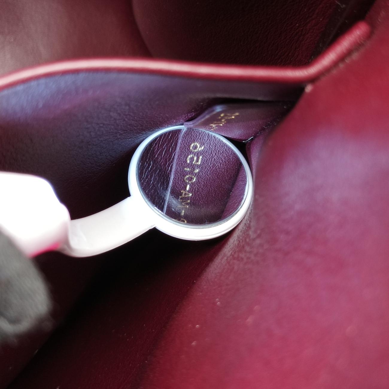 Pre-owned Christian Dior Diorissimo Red Leather  shoulderbag | stylenewstar