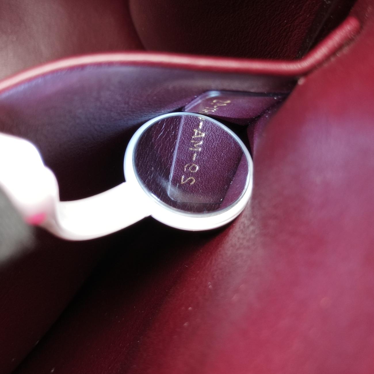 Pre-owned Christian Dior Diorissimo Red Leather  shoulderbag | stylenewstar