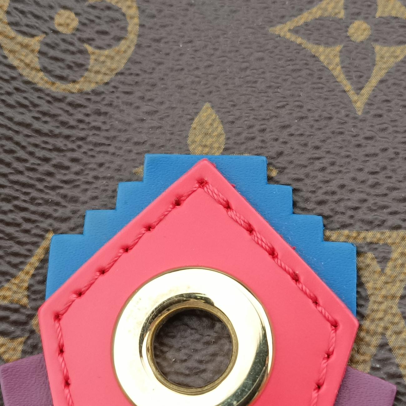 Vintage Louis Vuitton SPEEDY30 brown×Flamingo Monogram Totem M41665 handbag | stylenewstar