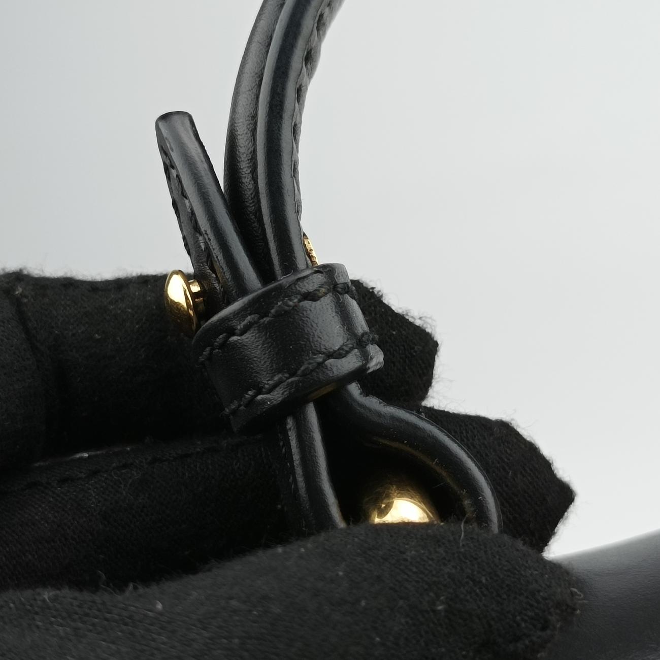 Pre-owned Gucci Sylvie Black×Red×Green Leather 431665 shoulderbag | stylenewstar